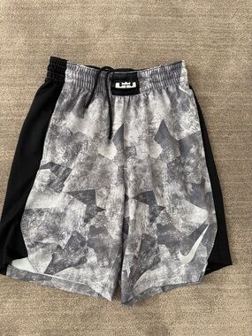 Nike Lebron Athletic Shorts with Swoosh